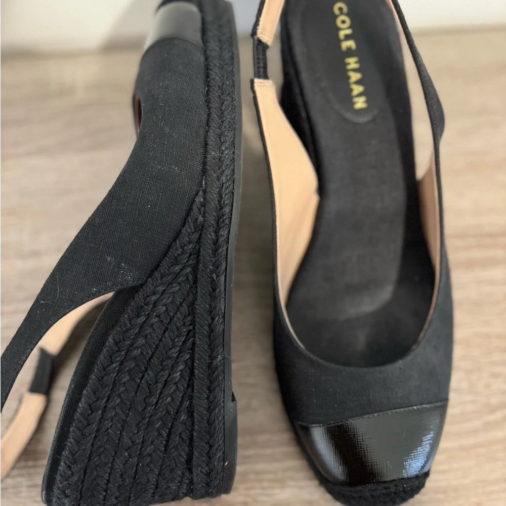 Cole Haan Women's Black Wedge Shoes beautiful shoes !